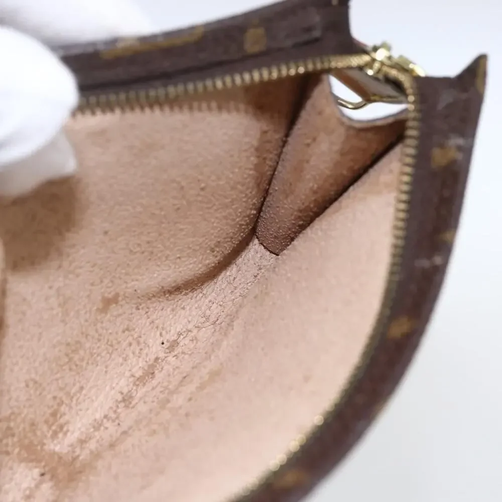 Louis Vuitton Monogram Bucket PM Accessory Pouch Brown